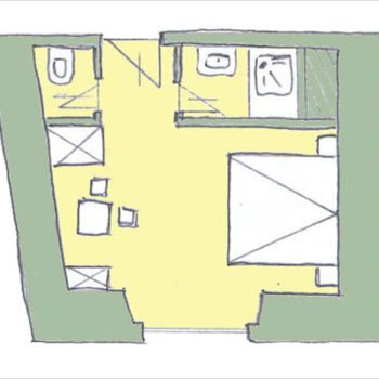 Grundriss Mitterberg – Zimmer in Mauterndorf, Lungau – 3 Sterne Hotel Neuwirt